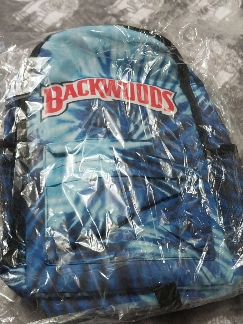 Backwoods Blue Tie-Dye Jacket - Lightweight Coat